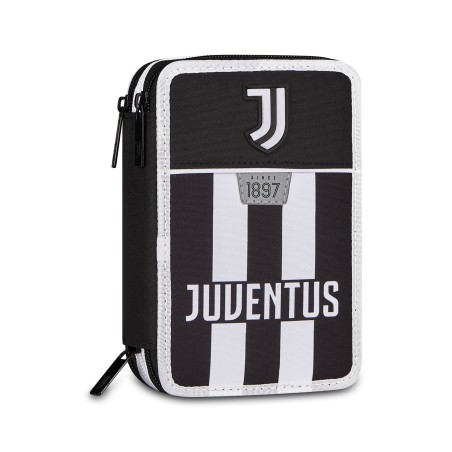 Seven astuccio 3 zip con corredo Juventus We Are Youth jet bla