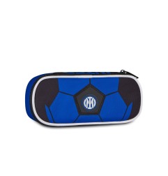 Seven portapenne ovale Round Plus Inter Our Destiny blu elettr