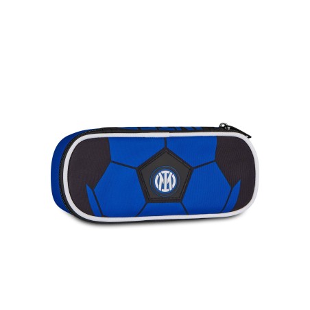 Seven portapenne ovale Round Plus Inter Our Destiny blu elettr