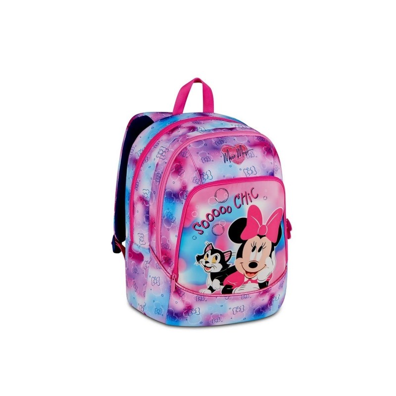 Seven zaino scuola Minnie Chic Touch 29 litri doppio scomparto con tasca PC Seven zaino scuola Minnie Chic Touch 29 litri doppio scomparto con tasca PC