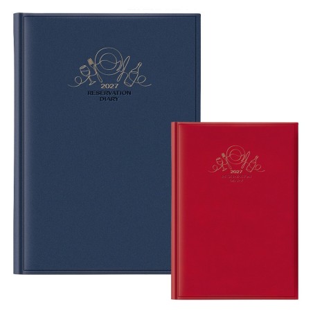 Agenda 2027 21x29,7 cm per ristoranti Madrid blu