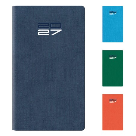 Agenda 2027 settimanale 8x14 cm Caribe verde