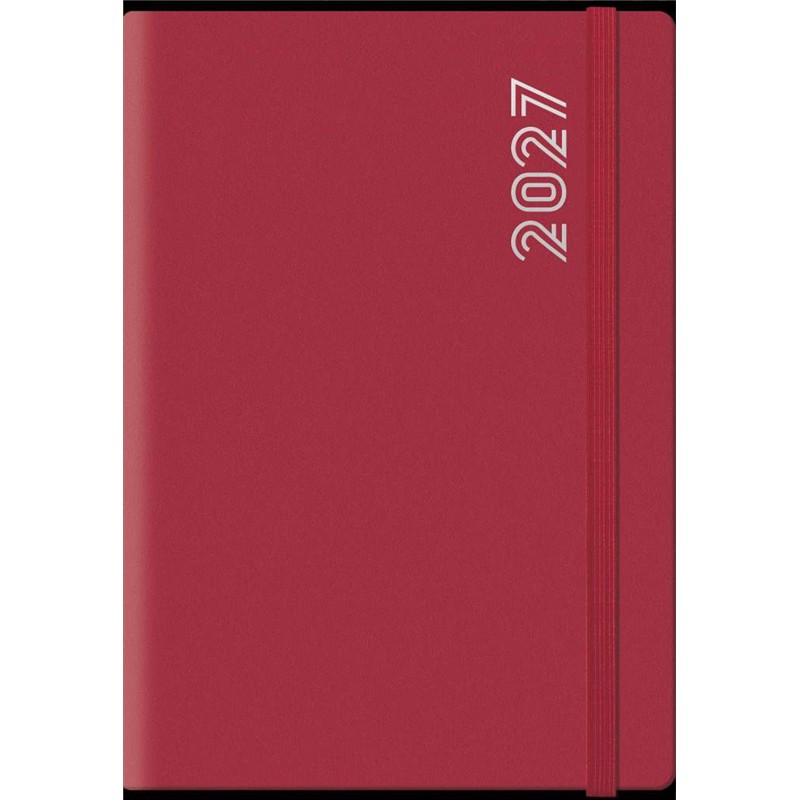 Agenda 2027 settimanale 17x24 cm Dynamic rubino con elastico Agenda 2027 settimanale 17x24 cm Dynamic rubino con elastico