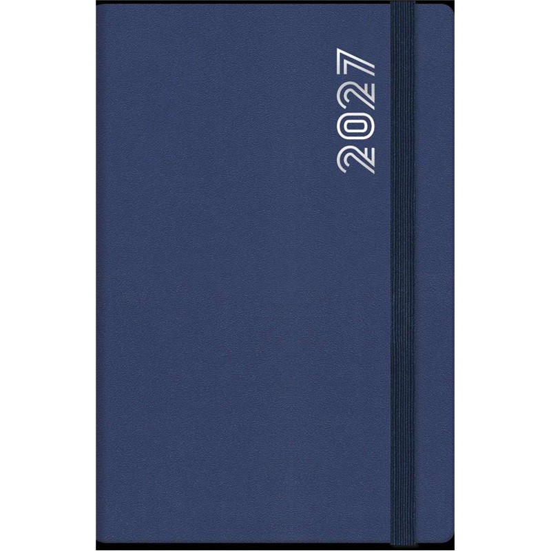 Agenda 2027 giornaliera 11x16,5 cm Dynamic bluette con elastico Agenda 2027 giornaliera 11x16,5 cm Dynamic bluette con elastico