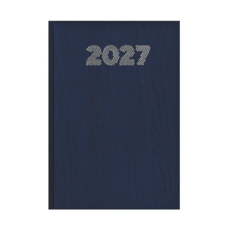 Agenda 2027 giornaliera 14,5x20,5 cm Vertigo blu
