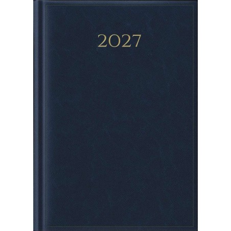 Agenda 2027 giornaliera 14,5x20,5 cm Madrid blu