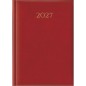 Agenda 2027 giornaliera 14,5x20,5 cm Madrid rosso cardinale