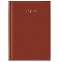 Agenda 2027 giornaliera 14,5x20,5 cm Madrid rosso inglese