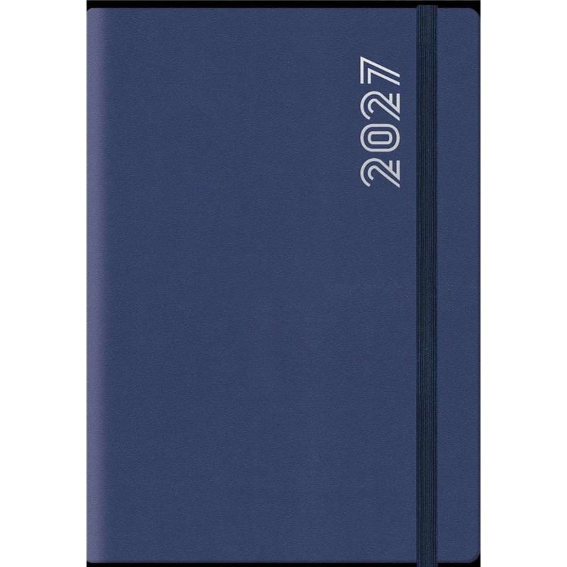 Agenda 2027 giornaliera 14,5x20,5 cm Dynamic bluette con elastico Agenda 2027 giornaliera 14,5x20,5 cm Dynamic bluette con elastico