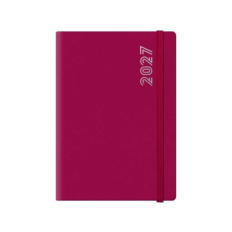 Agenda 2027 giornaliera 14,5x20,5 cm Dynamic rubino con elastico Agenda 2027 giornaliera 14,5x20,5 cm Dynamic rubino con elastico