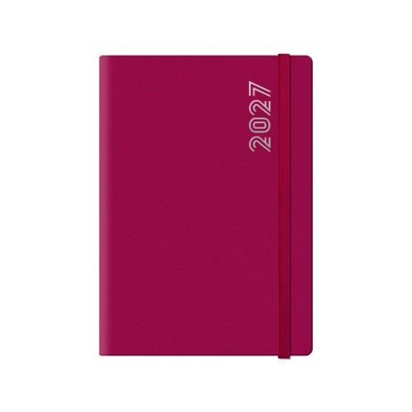 Agenda 2027 giornaliera 14,5x20,5 cm Dynamic rubino con