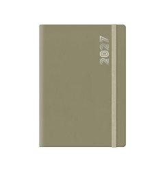 Agenda 2027 giornaliera 14,5x20,5 cm Dynamic nocciola con