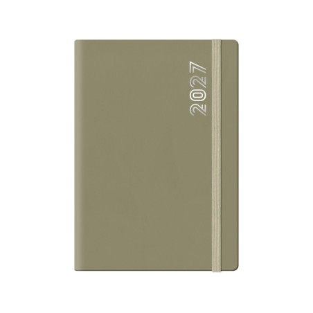 Agenda 2027 giornaliera 14,5x20,5 cm Dynamic nocciola con