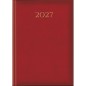 Agenda 2027 giornaliera 17x24 cm Madrid rosso cardinale