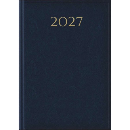 Agenda 2027 giornaliera 21x29,7 cm Madrid blu