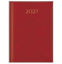 Agenda 2027 giornaliera 21x29,7 cm Madrid rosso inglese