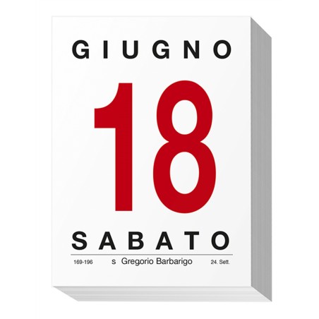 Blocco calendario 2027 da muro 8,5x11,5 cm Commerciale