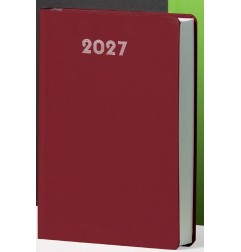 Bulk agenda giornaliera 2027 17x24 cm bordeaux