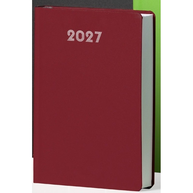 Bulk agenda settimanale 2027 8x15 cm bordeaux Bulk agenda settimanale 2027 8x15 cm bordeaux