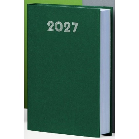 Bulk agenda settimanale 2027 17x24 cm verde