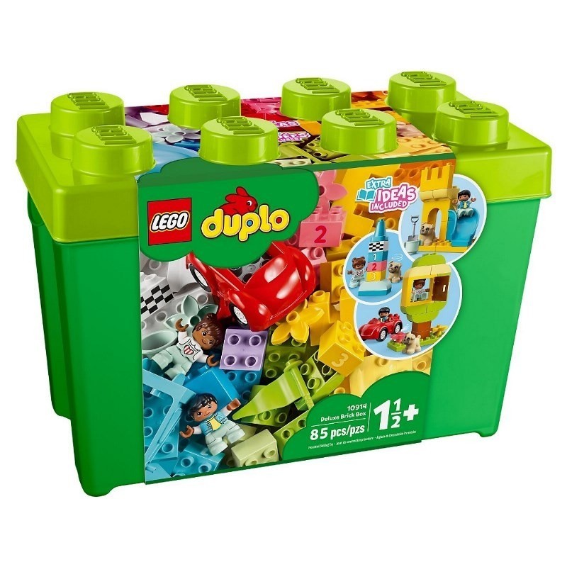 LEGO DUPLO 10914 Contenitore di mattoncini grande 85 pezzi con numeri da 1 a 5 LEGO DUPLO 10914 Contenitore di mattoncini grande 85 pezzi con numeri da 1 a 5
