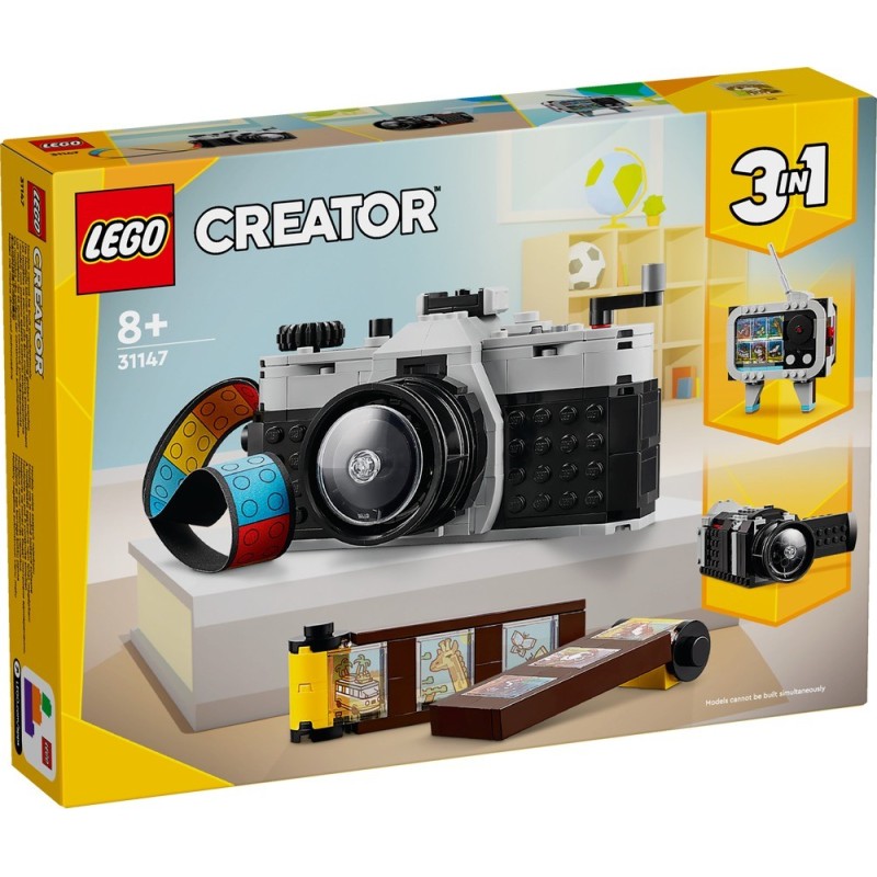 LEGO Creator 3 in 1 31147 Fotocamera retrò 261 pezzi LEGO Creator 3 in 1 31147 Fotocamera retrò 261 pezzi