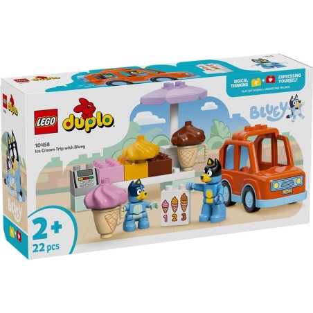 LEGO DUPLO 10458 Visita alla gelateria di Bluey 22 pezzi