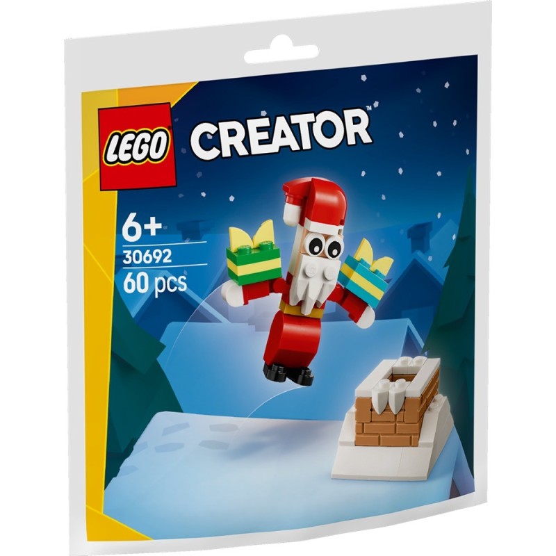 LEGO 30692 Divertimento natalizio con Babbo Natale 60 pezzi LEGO 30692 Divertimento natalizio con Babbo Natale 60 pezzi