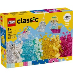 LEGO Classic 11040 Scatola magica trasparente 340 pezzi