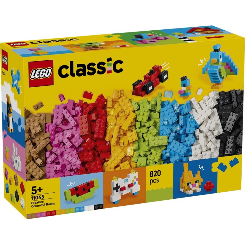LEGO Classic 11045 Mattoncini colorati creativi 820 pezzi LEGO Classic 11045 Mattoncini colorati creativi 820 pezzi