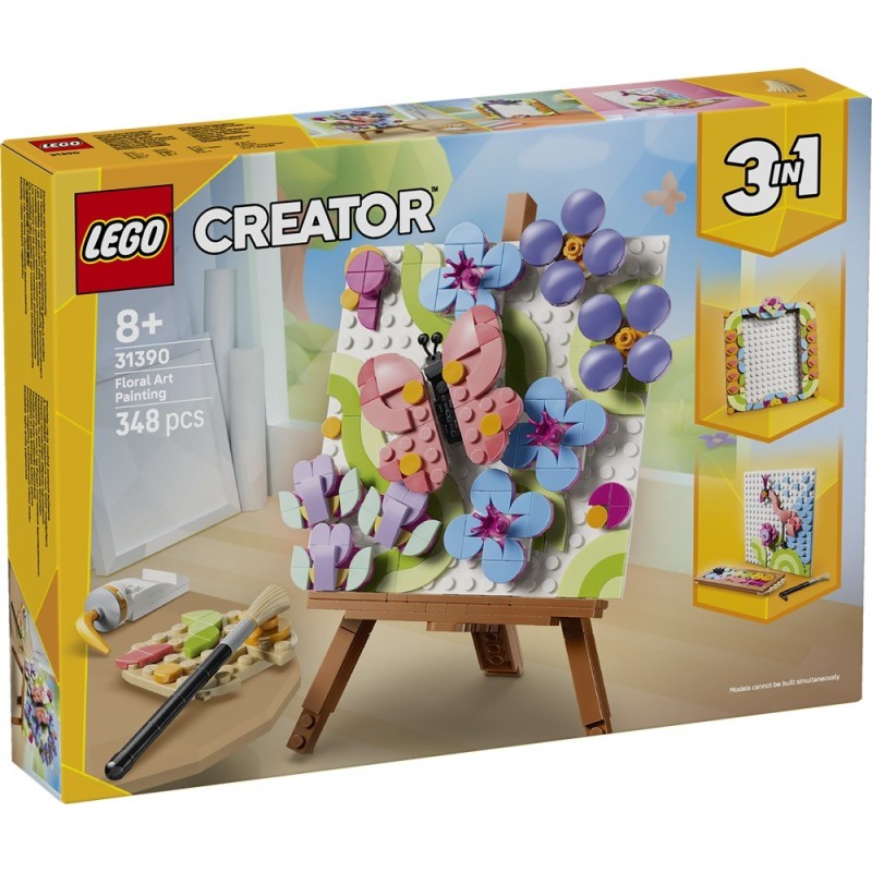 LEGO Creator 3 in 1 31390 Dipinto floreale decorativo 348 pezzi