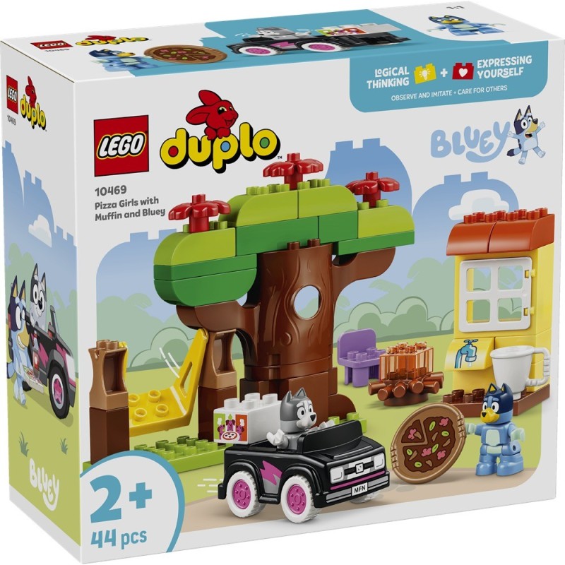 LEGO DUPLO 10469 Pizzaiole con Muffin e Bluey 44 pezzi