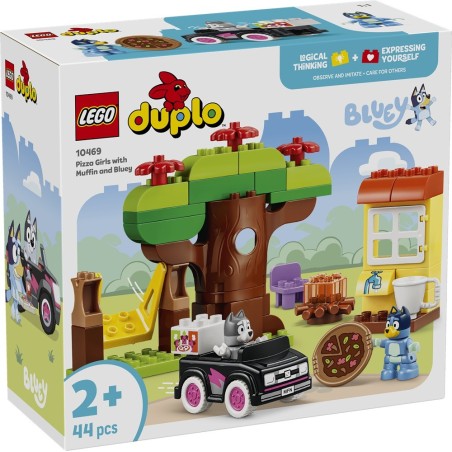 LEGO DUPLO 10469 Pizzaiole con Muffin e Bluey 44 pezzi