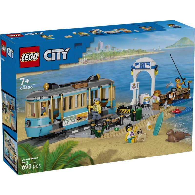LEGO City 60506 Tram classico della spiaggia 693 pezzi