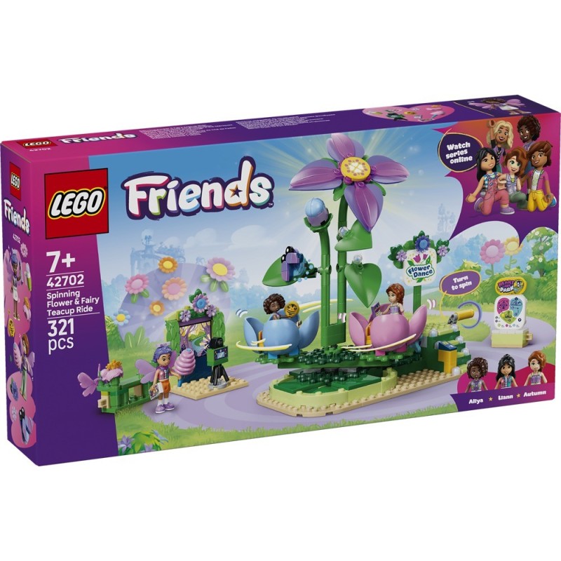 LEGO Friends 42702 Giostra delle tazze da tè floreali 321 pezzi LEGO Friends 42702 Giostra delle tazze da tè floreali 321 pezzi