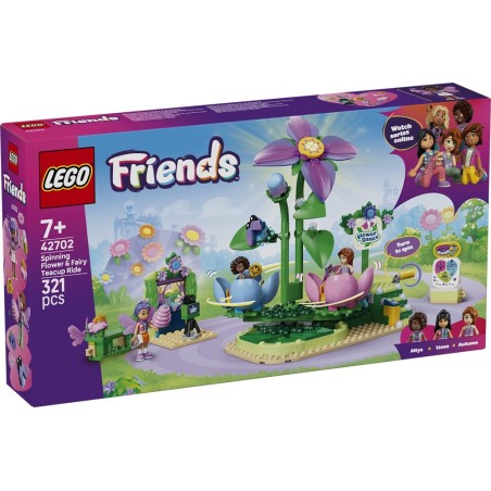 LEGO Friends 42702 Giostra delle tazze da tè floreali