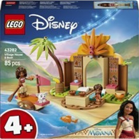 LEGO Disney 43282 casa del villaggio e barca Oceania 85 pezzi