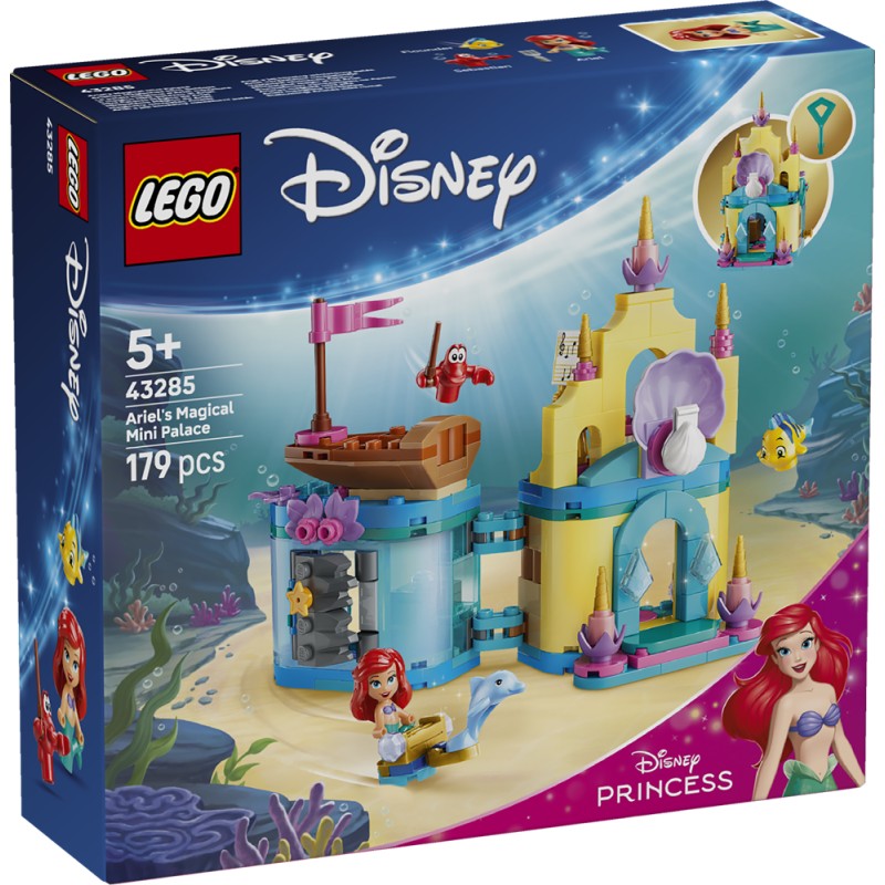 LEGO Disney Princess 43285 Il magico mini palazzo di Ariel 179 pezzi LEGO Disney Princess 43285 Il magico mini palazzo di Ariel 179 pezzi