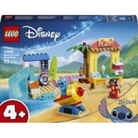 LEGO Disney 43280 divertimento in spiaggia Lilo e Stitch 113 pezzi