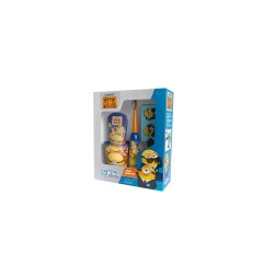 Set igiene orale Minions con spazzolino, dentifricio e bicchie