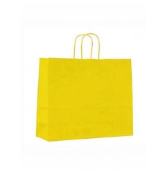 Shopper in carta kraft 54x14x45 cm manici a cordino ritorto ar