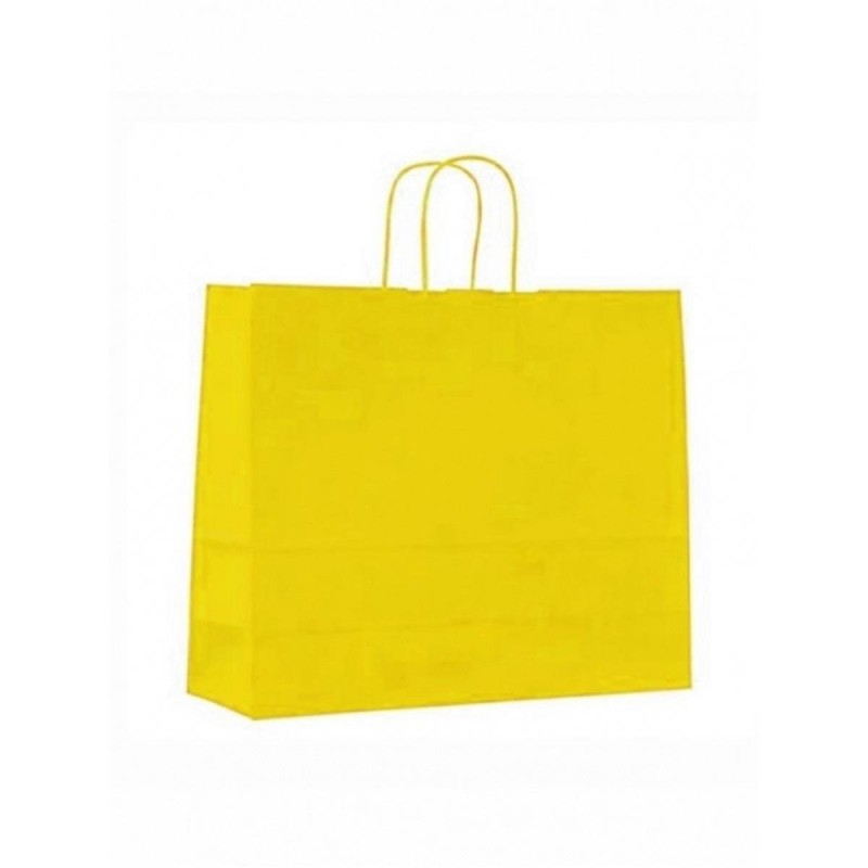 Mainetti Bags Shopper in carta kraft 54x14x45 cm manici a cordino ritorto arancio confezione 10 pezzi Mainetti Bags Shopper in carta kraft 54x14x45 cm manici a cordino ritorto arancio confezione 10 pezzi