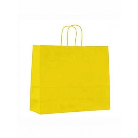 Shopper in carta kraft 54x14x45 cm manici a cordino ritorto ar