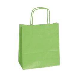 Shopper in carta kraft 54x14x45 cm manici a cordino ritorto ve