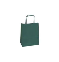 Shopper in carta kraft 54x14x45 cm manici a cordino ritorto ve