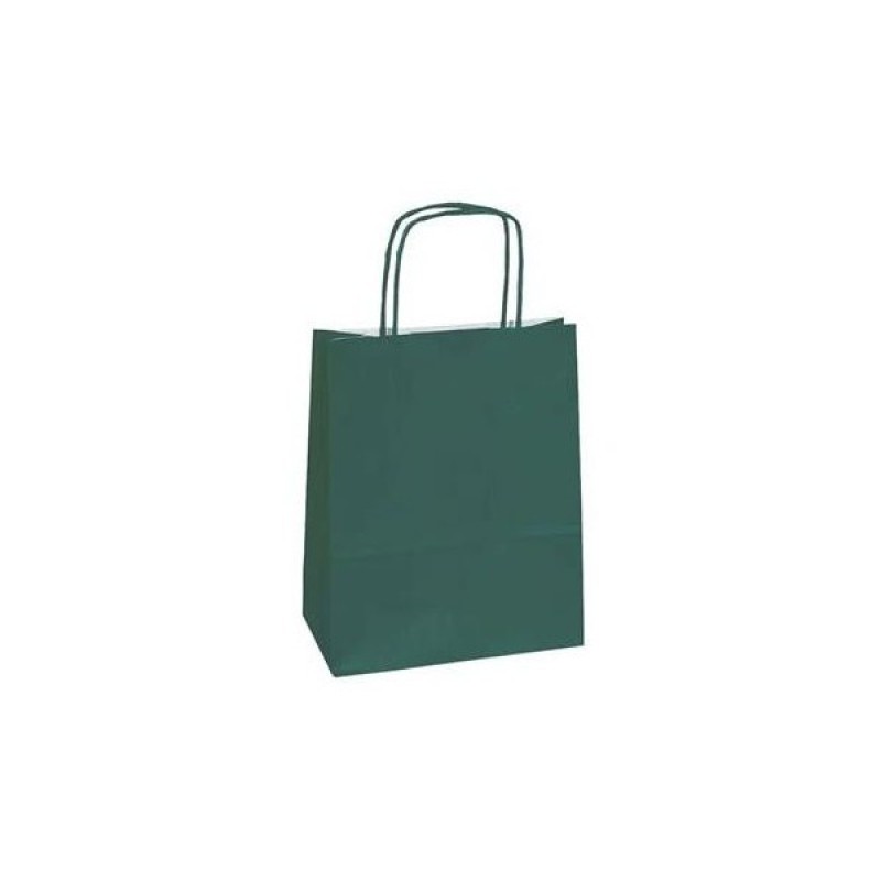 Mainetti Bags Shopper in carta kraft 54x14x45 cm manici a cordino ritorto verde confezione 10 pezzi Mainetti Bags Shopper in carta kraft 54x14x45 cm manici a cordino ritorto verde confezione 10 pezzi