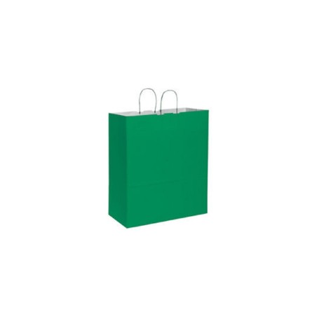 Shopper in carta kraft 45x15x50 cm manici a cordino ritorto ve
