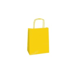 Shopper in carta kraft 45x15x50 cm manici a cordino ritorto gi