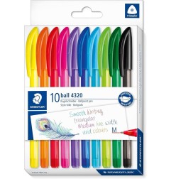Staedtler Penna a sfera 4320 MC10 Tappo 10PZ Col