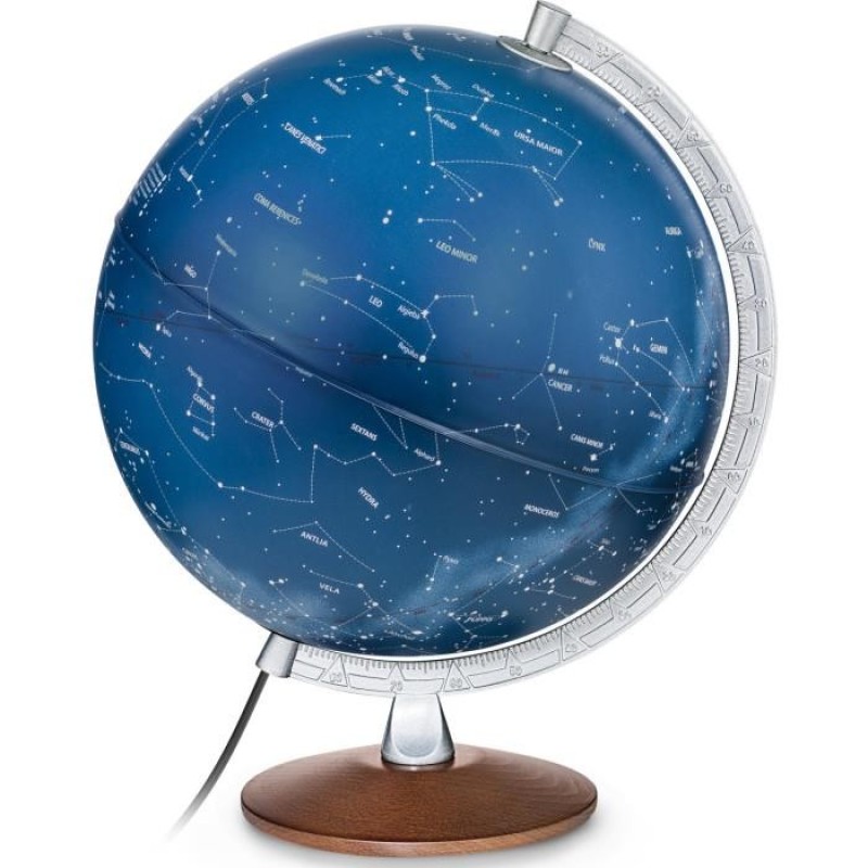 Nova Rico mappamondo Stellare Plus Metal Ø 30 cm luminoso Nova Rico mappamondo Stellare Plus Metal Ø 30 cm luminoso